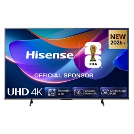 Televisión LED Hisense 50A6S, 50 pulgadas, 4K Ultra HD, Smart TV, HDR10+, clase E, negro