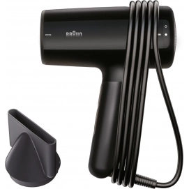 Secador de pelo Braun HD4.1 BRHD410E, 2100W, Iontec, 3 temperaturas, 2 velocidades, boquilla concentrador, negro