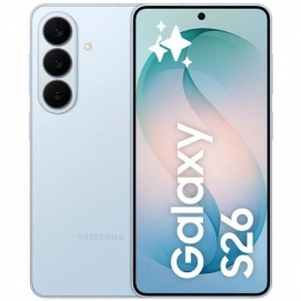 Teléfono móvil Smartphone Samsung Galaxy S26, 5G, 12GB, 256GB, 6.3 pulgadas, 4300 mAh, 50 MP, clase A, azul cielo