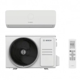 Aire acondicionado split 1x1 Bosch Climate 2000I 3.5 KW, 3025 frigorías, 3278 calorías, clase A++/A+, R32, WiFi, blanco