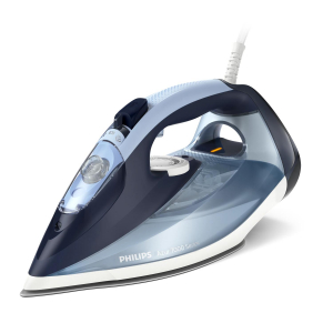 Plancha de vapor Philips DST7020/20, 2800W, golpe de vapor 250 gr/min, vapor continuo 50 gr/min, depósito 300 ml, azul y blanco
