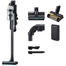 Aspirador escoba Samsung Jet 85S Pet VS70H25WLG/WA, 250AW, sin cable, filtro Hepa, negro