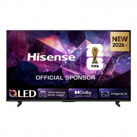 Televisión QLED Hisense 55E7S PRO, 55 pulgadas, 4K ultra HD, Smart TV, HDR10+, clase E, 144 Hz, negro