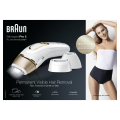 Depiladora luz pulsada Braun PL5267,  IPL, 3 modos, 125 número de disparos, oro y blanco - imagen 4