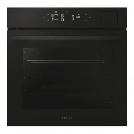 Horno con vapor multifunción Haier H6ID46G3SYTB, 60 cm, clase A++, Pirolítico, Hidrolítico, 27 funciones, 78 litros, Bluetooth, WiFi, negro