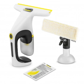 Limpiadora de cristales a batería Karcher WV 1 Compact Care, autonomía 25 min, hasta 70 m2, 100 ml, blanco