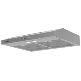 Campana tradicional Corberó IVORI626X, 60 cm, 194.9 m3/h, 61dB, clase A+++, 3 niveles, luz LED, inox