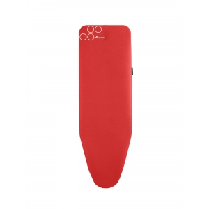 Funda para tabla de planchar Rolser FUR004COTO-ROJO, 140 x 55 cm, 100% algodón, zona acolchada de muletón, rojo