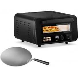 Horno de sobremesa Princess 112780 horno de Pizza Pro Max, 15 litros, 2100W, hasta 400ºC, negro