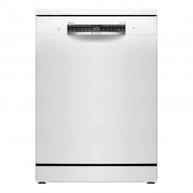 Lavavajillas Bosch SMS4HMW08E, 60 cm, 14 servicios, clase C, 75 kWh/100 ciclos, 44dB, 3º bandeja, media carga, tapa desmontable, 6 programas, blanco