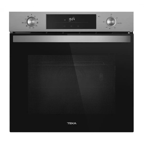 Horno multifunción Teka HBB 6375 SS, 70 litros, 9 funciones, HydroClean PRO, mandos escamoteables, 250 °C, 3 cristales, clase A+, acero inoxidable