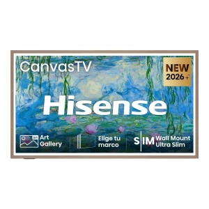 Televisor Hi-QLED Hisense 65S7S, 65 pulgadas, 4K UltraHD, 144Hz, Smart TV HomeOS U9, Dolby Vision IQ, clase E, gris carbón