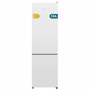 Frigorífico combi Cecotec 356i White E, 200 x 59.5 x 63.5 cm, Total No Frost, clase E, 37 dB, 356 litros, FreshnessFlex, HumidityFlex, blanco