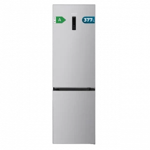Frigorífico combi Cecotec 377 Inox A, 200 x 59.5 x 67.4 cm, clase A, 377 litros, CoolMatrix, FreshnessFlex, control de humedad, inox