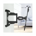 Soporte TV orientable de pared Hama 00220834, 32-65 pulgadas, VESA hasta 400 x 400 mm, 35 kg, giro 180°, negro - imagen 3
