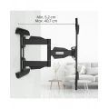 Soporte TV orientable de pared Hama 00220834, 32-65 pulgadas, VESA hasta 400 x 400 mm, 35 kg, giro 180°, negro - imagen 4