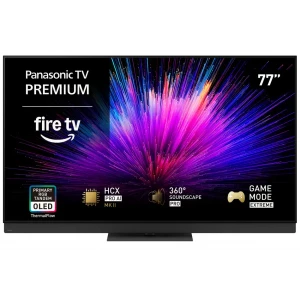 Televisor OLED Panasonic TV-77Z95BEGA 77 pulgadas, Primary RGB Tandem 4K, 144 Hz, Dolby Vision IQ, Fire TV, negro