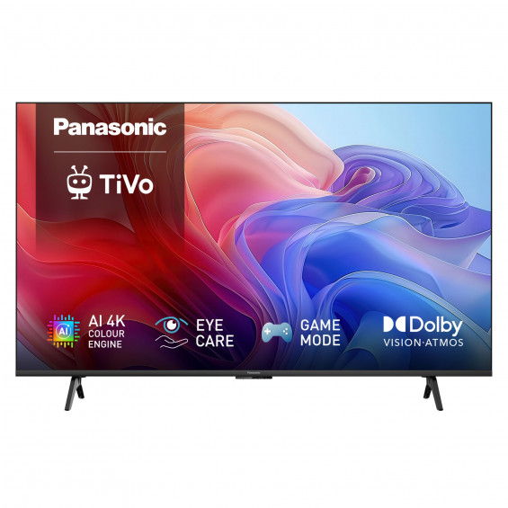 Televisor LED Panasonic TB-55W60CEZS 55 pulgadas, 4K, 60 Hz, Dolby Vision, TiVo, Dolby Atmos, negro