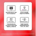 Frigorífico combi LG GBBS524DSW, 203 x 59.7 x 67.4 cm, Total No Frost, clase D, 218 kWh/año, 35 dB, 375 litros, Fresh Converter+, blanco - imagen 3