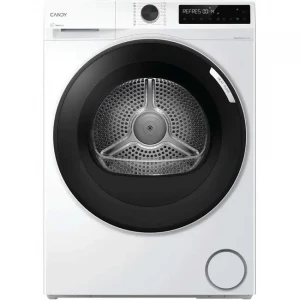 Secadora con bomba de calor Candy BR 9N5BX-S, 9 kg, clase A, 0,79 kWh/ciclo, 64 dB, Wi-Fi y Bluetooth, 16 programas, blanco
