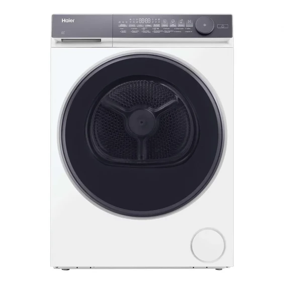 Secadora con bomba de calor Haier HD90-C367ANU1-IB, 9 kg, clase C, 128 kWh/100 ciclos, 64 dB, 15 programas, WiFi, blanco