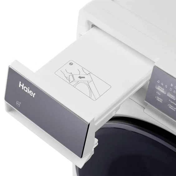 Secadora con bomba de calor Haier HD90-C367ANU1-IB, 9 kg, clase C, 128 kWh/100 ciclos, 64 dB, 15 programas, WiFi, blanco - imagen 6