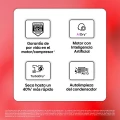 Secadora con bomba de calor LG RHX7010TLB, 10 kg, clase C, 108 kWh/100 ciclos, 62 dB, Dual Inverter, Wi-Fi ThinQ, blanco - imagen 5