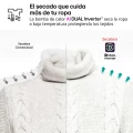 Secadora con bomba de calor LG RHX7010TLB, 10 kg, clase C, 108 kWh/100 ciclos, 62 dB, Dual Inverter, Wi-Fi ThinQ, blanco - imagen 11