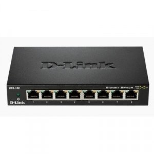 Switch D-LINK DGS-108 8p 10/100/1000Mbps RJ45