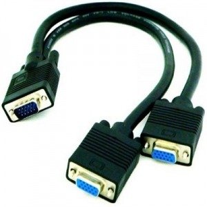 Cable PC NANOCABLE CABLE BIFURCADOR SVGA 15M/ 2*15H 45cm