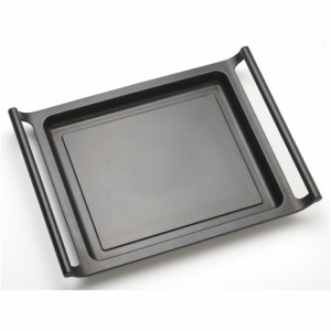 Plancha de asar parrilla Bra EFFICIENT A271535, plana, 36.5 x 27 cm, rectángular.