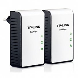 Red TP-LINK TL-PA411KIT Powerline 500Mbps Homeplug AV