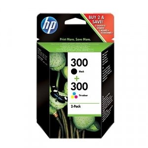 Consumible HEWLETT PACKARD Multipack 1x300 Negro + 1x300 Color CN637