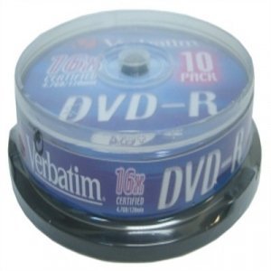 Discos VERBATIM VERBATIM DVD-R 4.7GB 16x Tubo 10 unidades