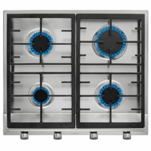 Placa de gas Teka EX 60.1 4G AI AL CI gas natural 60cm 4 zonas mandos frontales auto encendido Ref: 40212201 inox