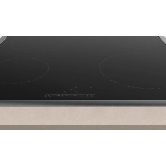 Placa vitrocerámica Balay 3EB720XR, 60 cm, 4 zonas, marco inox, programable, zona grande 21 cm, 6600W, cristal negro - imagen 7