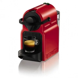 Cafetera de cápsulas Krups Nespresso Innisia XN1005, 19 bares, monodosis, apagado automático, rojo