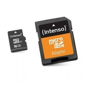 Tarjeta microSD Intenso 3413470 microSD clase 10 16GB con adaptador