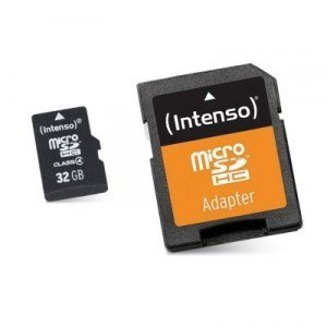 Tarjeta microSD Intenso 3413480 microSD clase 10 32GB con adaptador