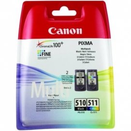 Consumible Canon Cartucho PG510/CL511 MultiPack