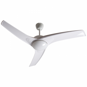 Ventilador de techo Fm VT-System 130 132cm 3 aspas 3 velocidades con luz y mando a distancia blanco