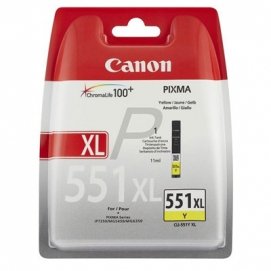 Consumible Canon CLI-551YXL Amarillo IP7250/MG5450