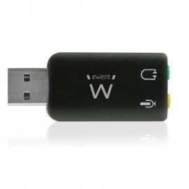 Tarjeta sonido Ewent EW3751 Adaptador Usb soundcard 5.1