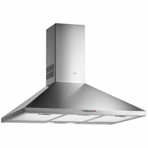 Campana decorativa Teka DBP 60 PRO, 60 cm, motor doble turbina, 613 m3/h, 55dB, ref. 40460509, clase D, inox