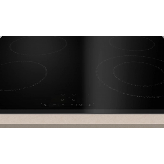 Placa vitrocerámica Balay 3EB721LR, 4 zonas, 60 cm, biselada, programable, 6600W, zona grande 21 cm, cristal negro - imagen 8