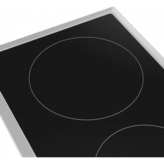 Placa modular vitrocerámica Beko HDCC 32200 X, 2 zonas, 30 cm, 2900W, marco inox, cristal negro - imagen 6