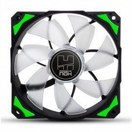 Ventilador NOX HFAN caja 12cm 1600rpm Led verde