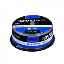 Discos Intenso 4111154 DVD+R 4.7GB 25 unidades