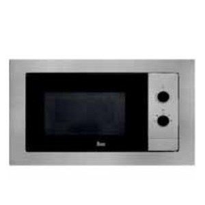 Microondas integrable Teka MB 620 BI 20 litros 700W 5 niveles 39 x 59.5 x 32.5cm plato giratorio temporizador Ref: 40584000 acero inox antihuella