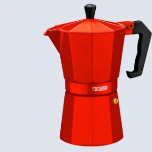 Cafetera italiana Monix M281706 Fresa, 6 tazas, aluminio interior, antiadherente, Ref: M281706, fresa